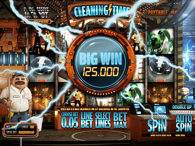 Cleaning Time - Slotgame 3d casino gambling games online casino slots