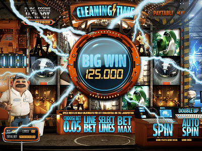 Cleaning Time - Slotgame