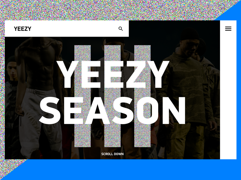 YEEZY by Kanye West lookbook page by Denis Rybin on Dribbble
