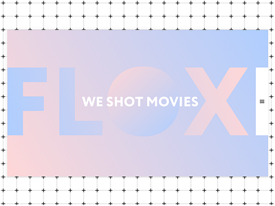 Flox Movie Studio design gradient modern movie portable simple site studio ui ux web