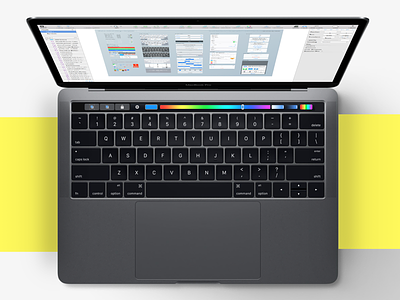 Sketch S Touch Bar On The New Macbook Pro 2016 2016 apple bar design led mac macbook sketch touch ui ux