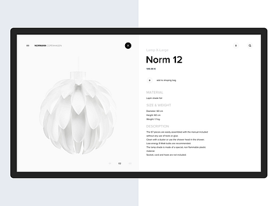 Normann Copenhagen   Website Redesign