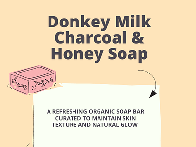 Donkey Milk Charcoal & Honey Soap charcoal honey soap donkeymilksoap organicsoap soap