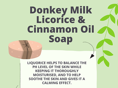 Donkey Milk Licorice & Cinnamon Oil Soap organicsoap organiko soap