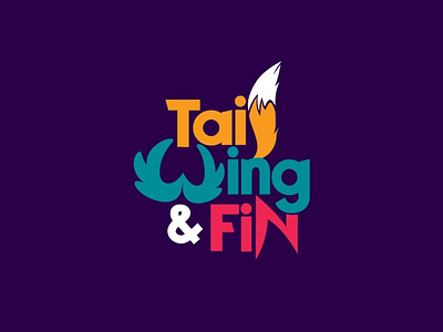 Tail Wing & Fin 2d 3d app branding design icon illustration logo typography ui ux vector