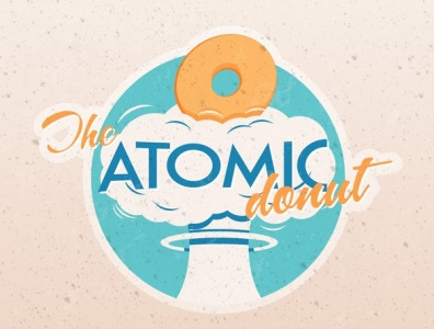 THE ATOMIC DONUT 2d 3d app branding design icon illustration logo ui vector