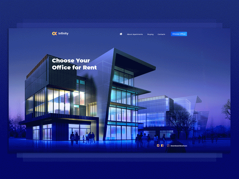 Commercial Properties Website 2d 3d app branding design icon illustration logo ui vector web website