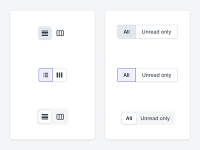 Button groups UI