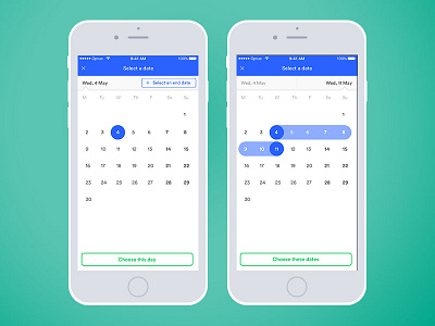 Date picker UI app calendar date datepicker design ui
