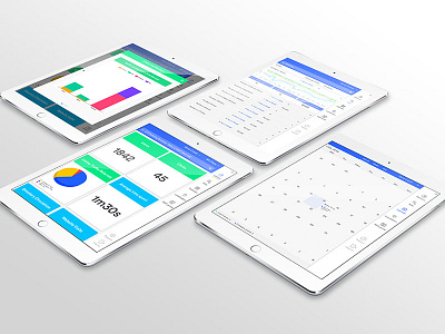 iPad dashboard stats UI dashboard design internal product ui ux