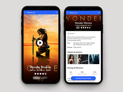 Movie Profile Page UI