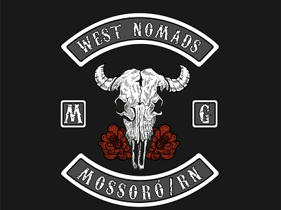 T-shirt Print - West Nomads design graphic design illustration typography