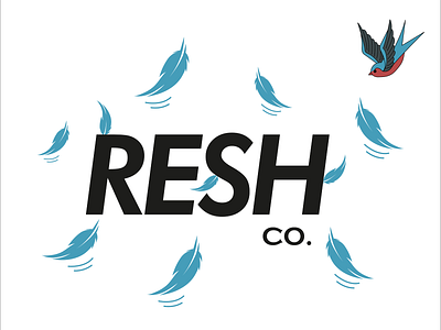 T-shirt Print - RESH Swallow