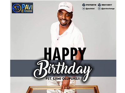 PAVI HBD branding design graphic design