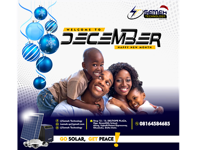 New month December branding design graphic design