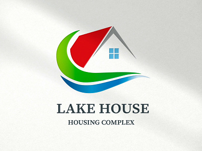 Lake House Logo branding design graphic design illustration logo logo design typography vector