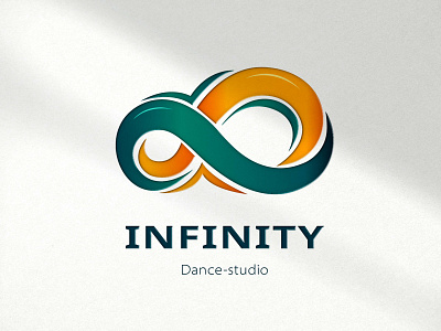 Infinity Dance Studio Logo branding design graphic design illustration logo logo design typography vector