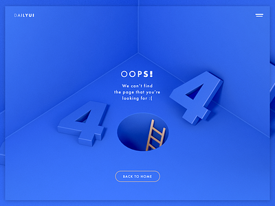 Daily UI | 008 — 404 Page