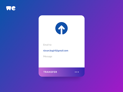 Daily UI | 031 — File upload 031 daily download ui upload ux wetransfer