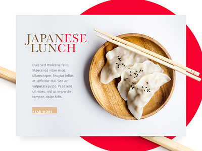 Daily UI | 040 — Recipe 040 daily ui japan japanese lunch recipe