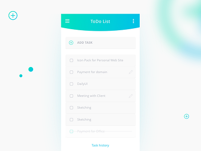 Daily UI | 042 — ToDo List 042 daily list todo ui