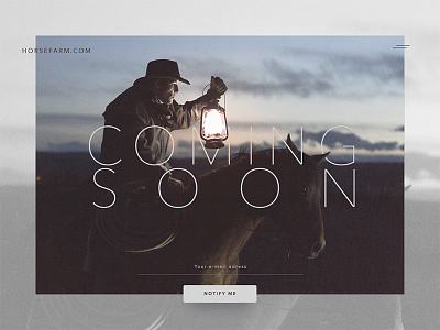 Daily UI | 048 — Coming Soon