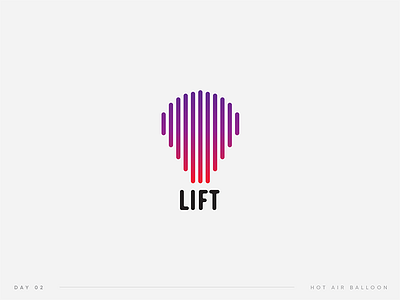 Daily Logo Challenge | 02. Hot Air Balloon