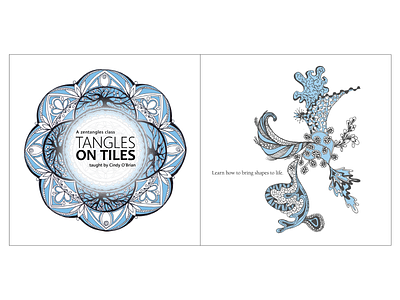 Tangles on Tiles Informational Booklet - Front/Back Cover