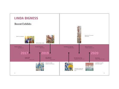 Dual Nature Art Exhibit Informational Book - Spread 3 book design branding event campaign graphic design rebranding visual system