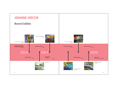 Dual Nature Art Exhibit Informational Book - Spread 6 book design branding event campaign graphic design rebranding visual system