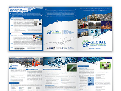 Large Tri-Panel Brochure branding brochure graphic design print design