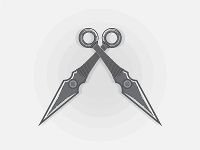 Ninja Knife illustration knife ninja ninja knife tool weapon