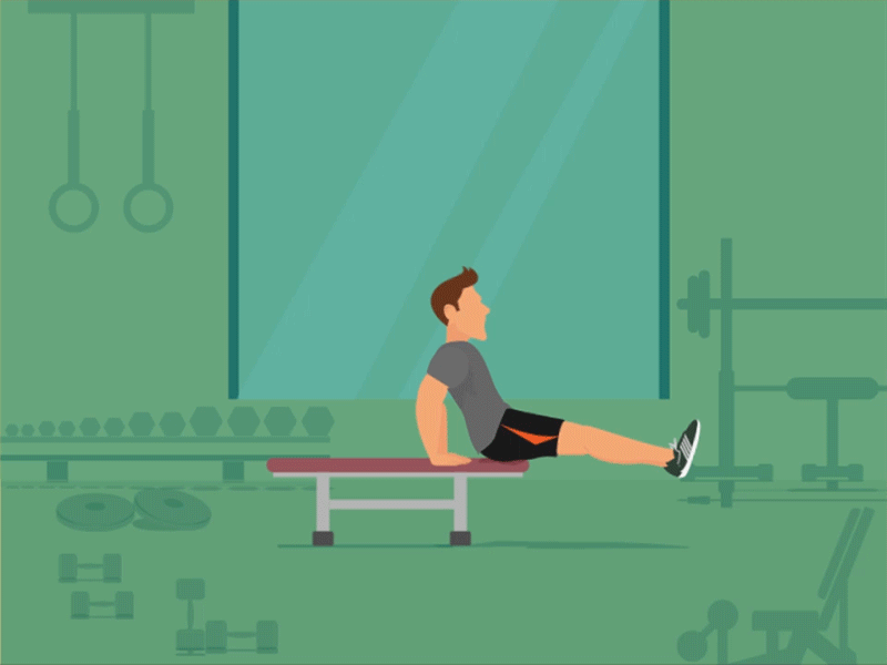 Work out Time #2 2d aftereffects animation fun gif gym illustration workout