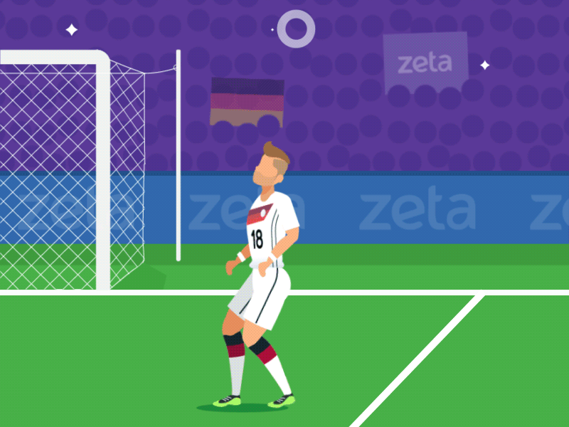 Gearing up for Fifa World Cup 2018 after effects animation character design fifa flat football game gif illustration motion