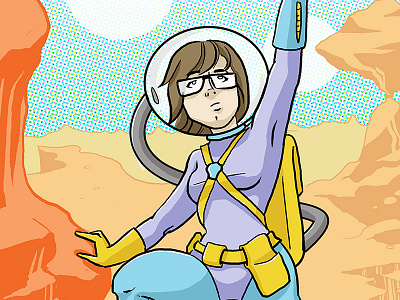 Keara in Space illustration