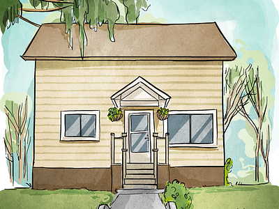 Meagan's House houses illustration snohomish