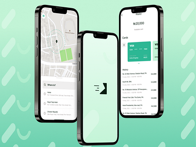 Ryder - Your favorite ride sharing app design driving mobile design ui ux