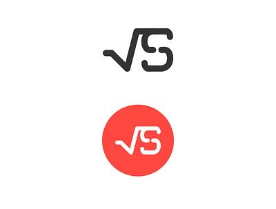 vs branding design illustration logo vector