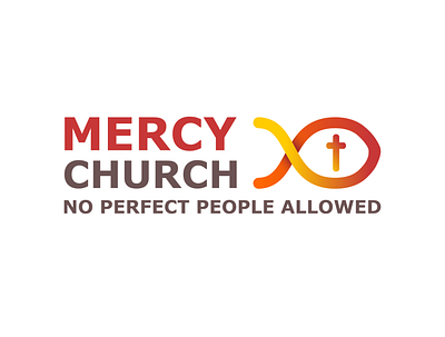 Mercy Church branding design illustration logo vector
