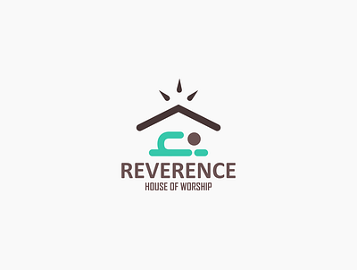 Reverence - House of Worship branding design illustration logo vector