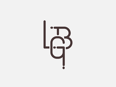 LBG branding design illustration logo vector