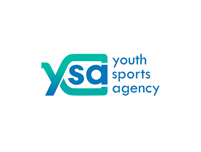 youth sports agency branding design illustration logo vector