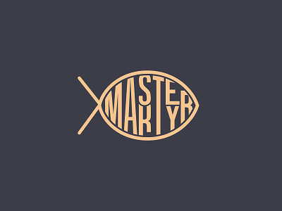 MASTER AND MARTYR design graphic design logo vector