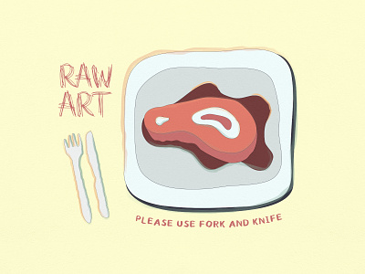 RAW Art design graphic design illustration punk art raw art vector