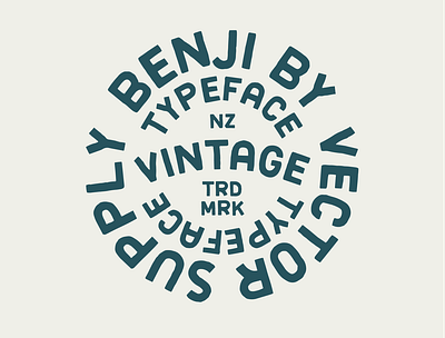 Benji Font design font