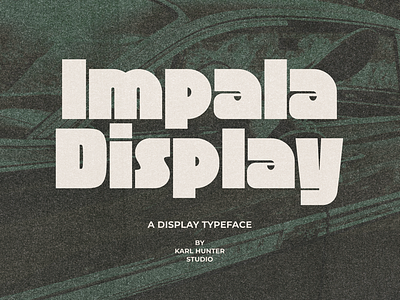 Impala Display Typeface