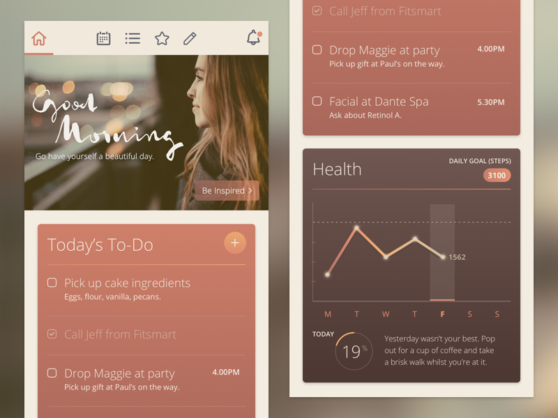 Personal Assistant App UI By Jocelyn Crankshaw For Isoflow On Dribbble   Final Dribbble Export 