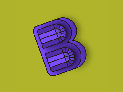 Blackformat Edition b edition illustrator logo playoff showcase vector