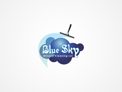 Blue Sky branding design graphic design illustration logo typography vector