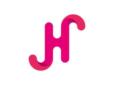 H illustrator logo logomark